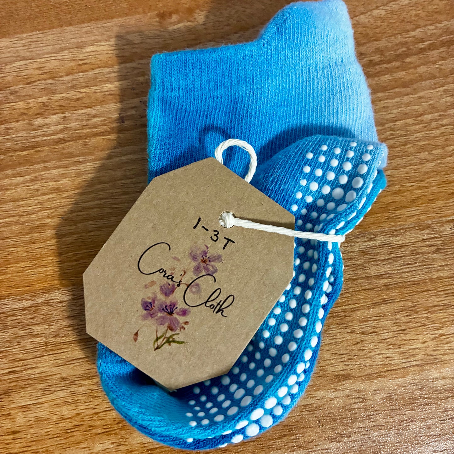 Handdyed Grippy Socks- 2pk